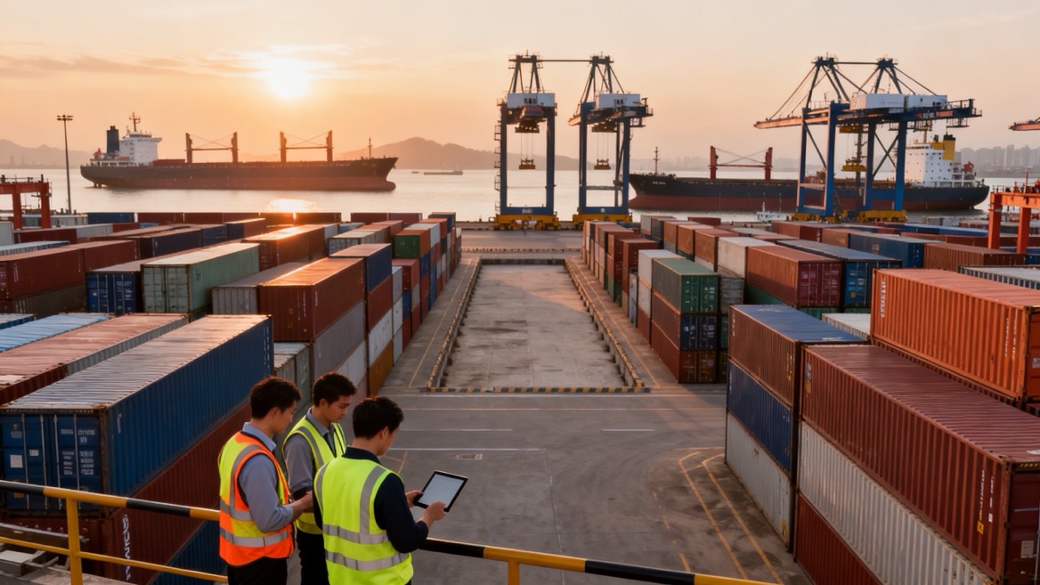 Blank Sailing At Chinese Container Port